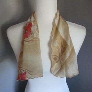 Petite ruffled edge scarf